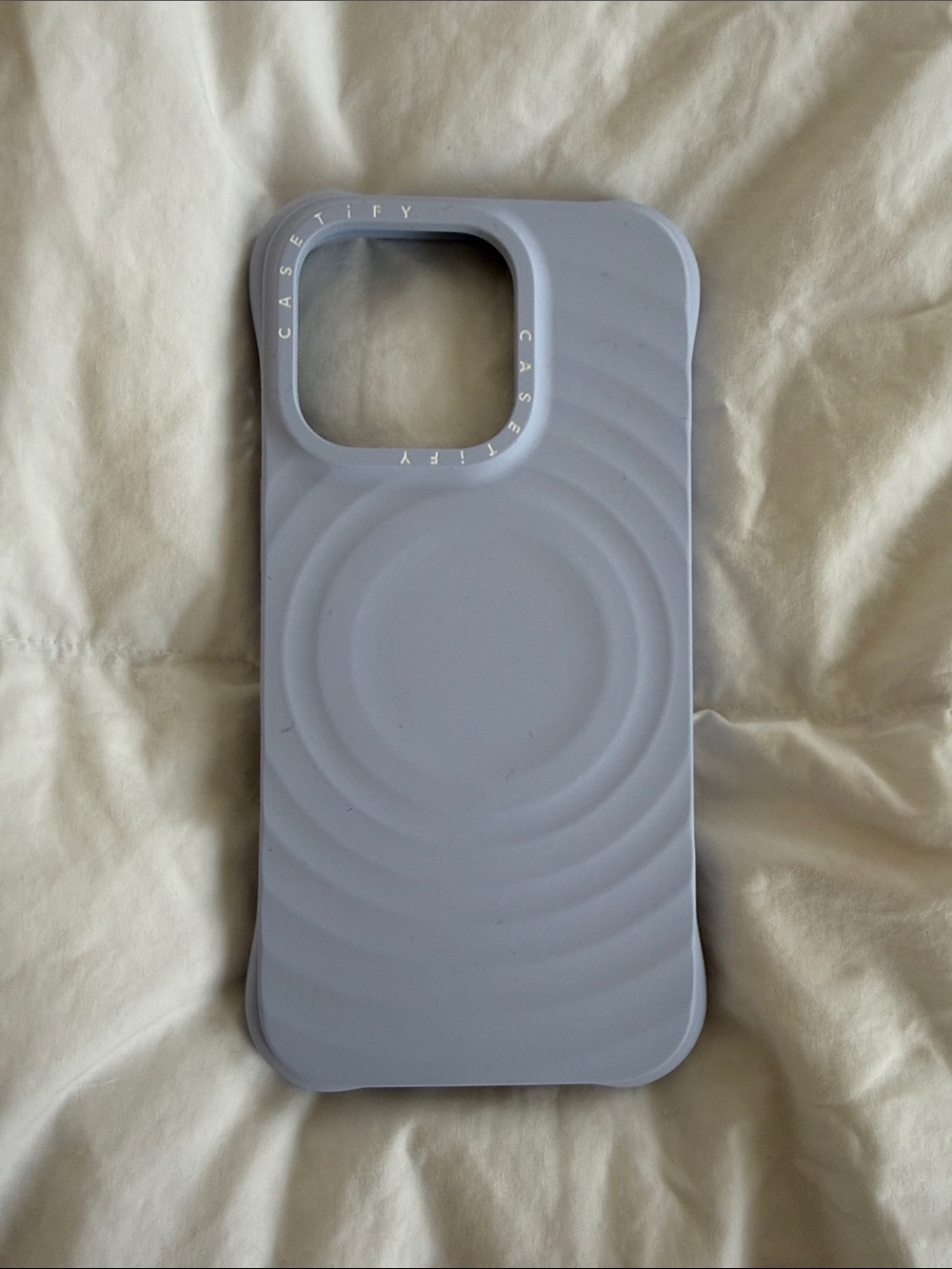 Casetify Ripple Soft Silicone iPhone Case - periwinkle